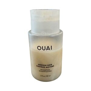 OUAI Medium Hair Shampoo 3 oz 89 ml Hydrating Keratin For Everyday Use Travel